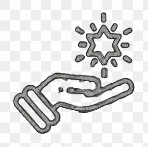 Hand Icon Star Icon Diwali Icon PNG