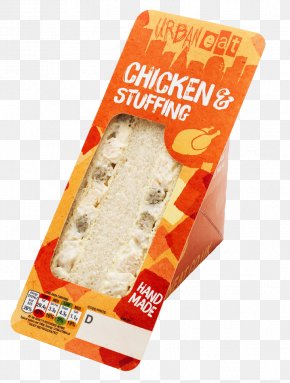 Sandwich Chicken - Stuffing Cheese Sandwich Chicken As Food Cream PNG