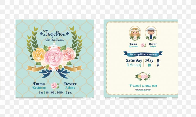 Wedding Invitation Cartoon Clip Art, PNG, 1250x750px, Wedding Invitation, Blue, Bride, Bride Groom Direct, Bridegroom Download Free