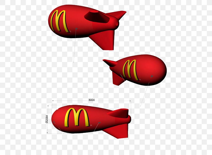 Blimp Airship Zeppelin McDonald's Advertising, PNG, 471x600px, Blimp, Advertising, Airship, Balloon, Bumper Download Free