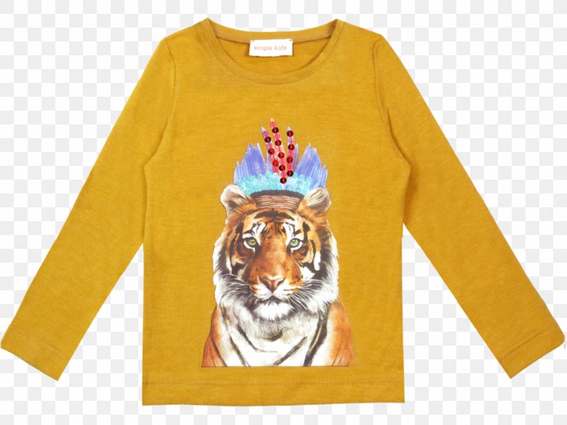 Long-sleeved T-shirt Artemis Tiger, PNG, 960x720px, Tshirt, Animal, Artemis, Brand, Clothing Download Free