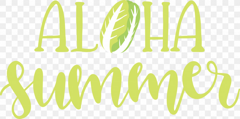 Aloha Summer Summer, PNG, 3000x1499px, Aloha Summer, Geometry, Green, Line, Logo Download Free