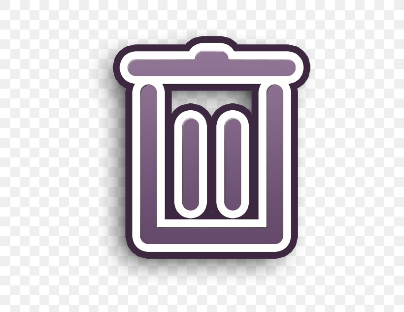 Bin Icon Delete Icon Recycle Icon, PNG, 564x634px, Bin Icon, Delete Icon, Logo, Material Property, Purple Download Free