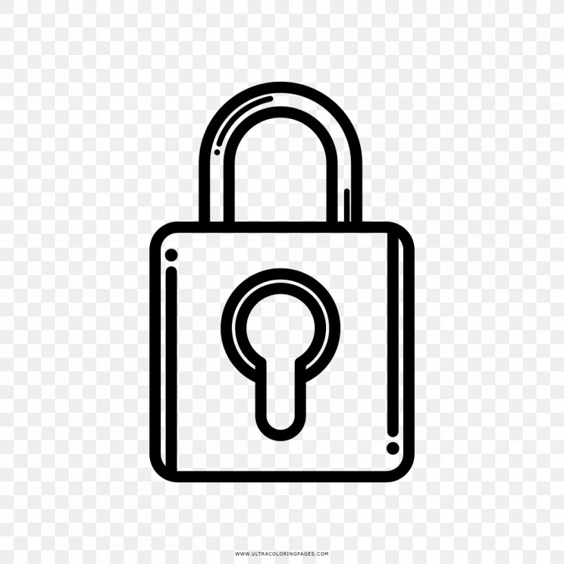 Padlock Drawing Coloring Book, PNG, 1000x1000px, Padlock, Brand, Coloring Book, Drawing, Hardware Accessory Download Free