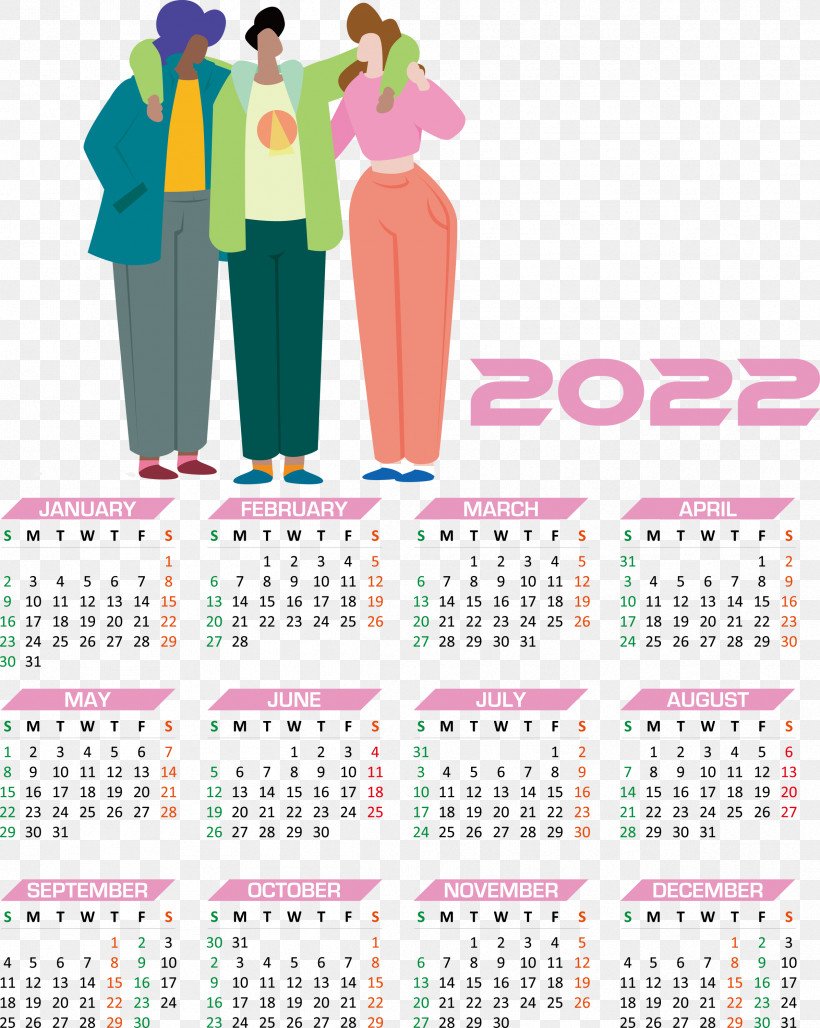 2022 Calendar Year 2022 Calendar Yearly 2022 Calendar, PNG, 2392x3000px, Calendar System, Meter Download Free