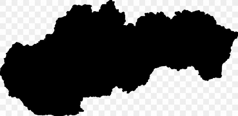 Slovakia Royalty-free Vector Map, PNG, 2400x1170px, Slovakia, Art, Black, Black And White, Drawing Download Free