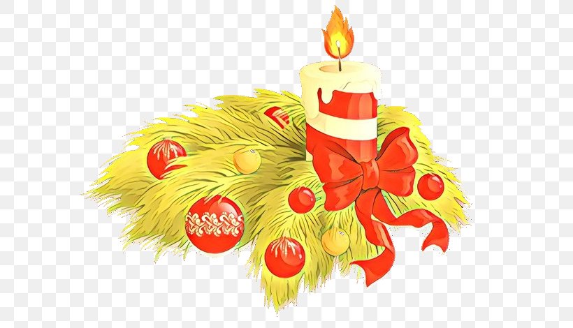 Christmas Ornament, PNG, 645x470px, Yellow, Candle, Christmas Decoration, Christmas Ornament, Flower Download Free