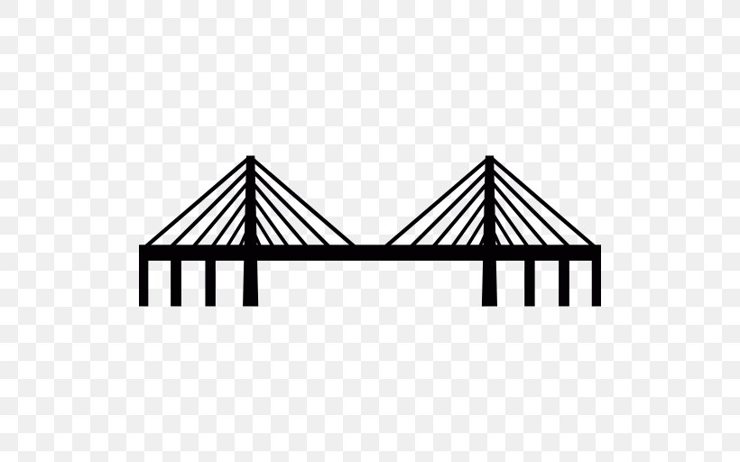 Leonard P. Zakim Bunker Hill Memorial Bridge Mianus River Bridge Zilwaukee Bridge Clip Art, PNG, 512x512px, Bridge, Area, Black And White, Building, Construction Download Free
