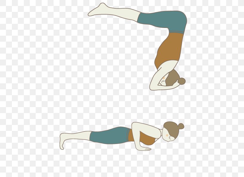 Yoga Physical Exercise Handstand Gratis, PNG, 497x595px, Yoga, Beak, Cartoon, Eyewear, Gratis Download Free