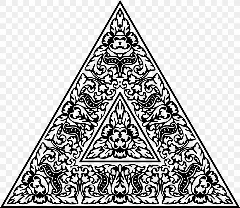 Black And White Triangle Clip Art, PNG, 2399x2078px, Black And White, Abstract Art, Area, Art, Cellular Automaton Download Free
