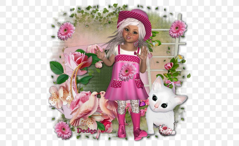 Doll Pink M Toddler Stuffed Animals & Cuddly Toys, PNG, 500x500px, Doll, Flower, Pink, Pink M, Save The Date Download Free