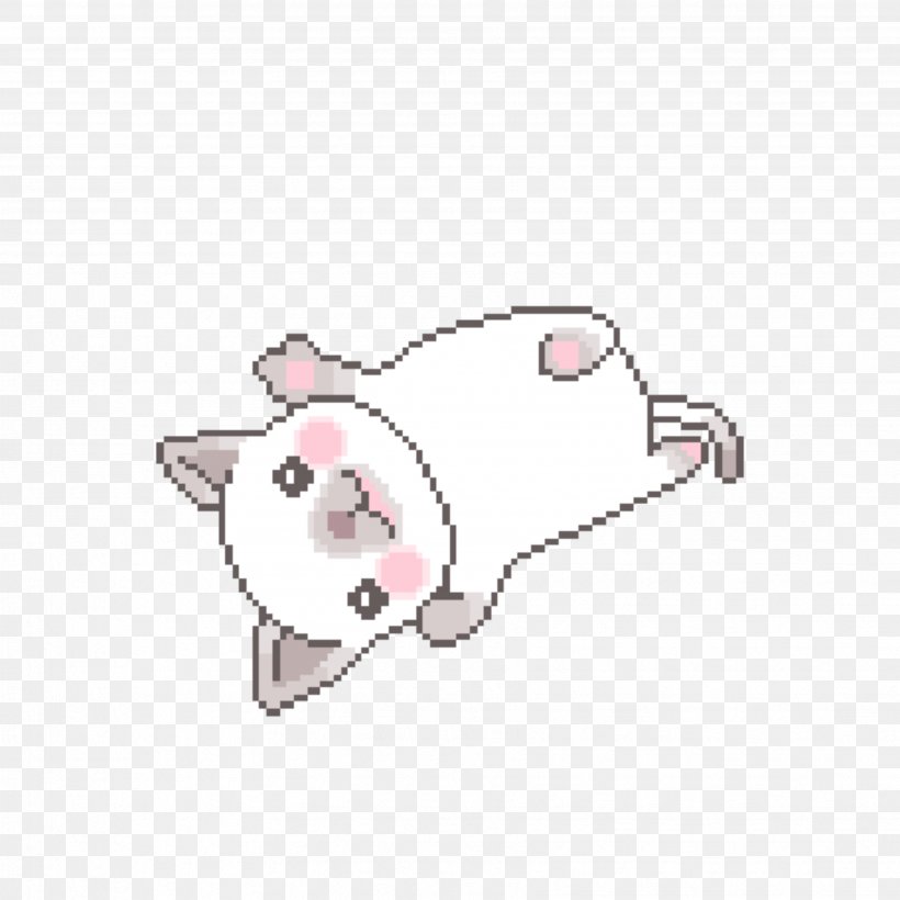 Persian Cat Pixel Art GIF, PNG, 3464x3464px, Persian Cat, Cartoon, Cat, Cuteness, Drawing Download Free