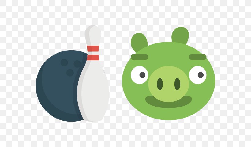 Bad Piggies Icon Design Avatar, PNG, 600x480px, Bad Piggies, Avatar, Bowling Equipment, Grass, Green Download Free