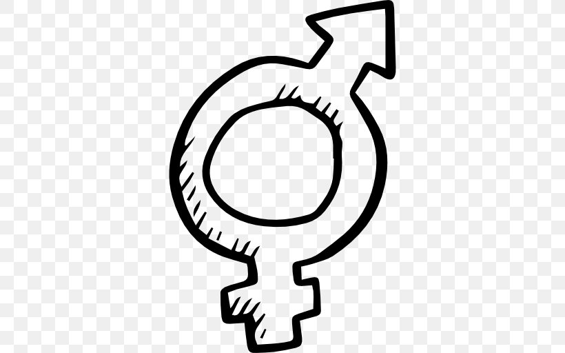 Symbol Gender Sign Clip Art, PNG, 512x512px, Symbol, Artwork, Beak, Black And White, Finger Download Free