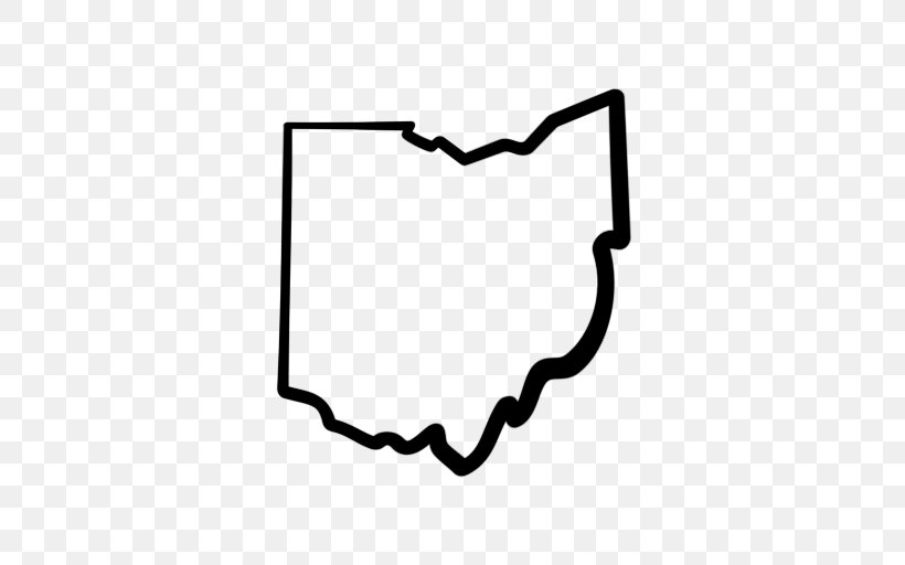 Ohio Clip Art, PNG, 512x512px, Ohio, Area, Black, Black And White, Flag Of Ohio Download Free