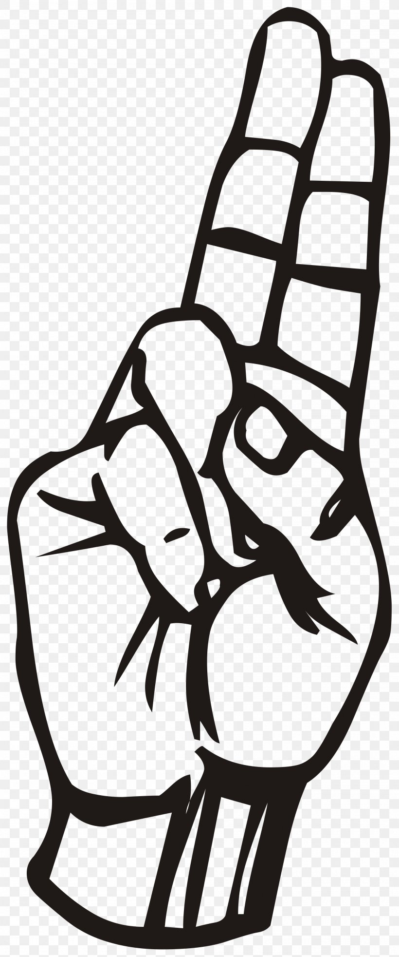 American Sign Language Clip Art Fingerspelling, PNG, 2000x4791px, Sign Language, American Sign Language, Auslan, Blackandwhite, British Sign Language Download Free
