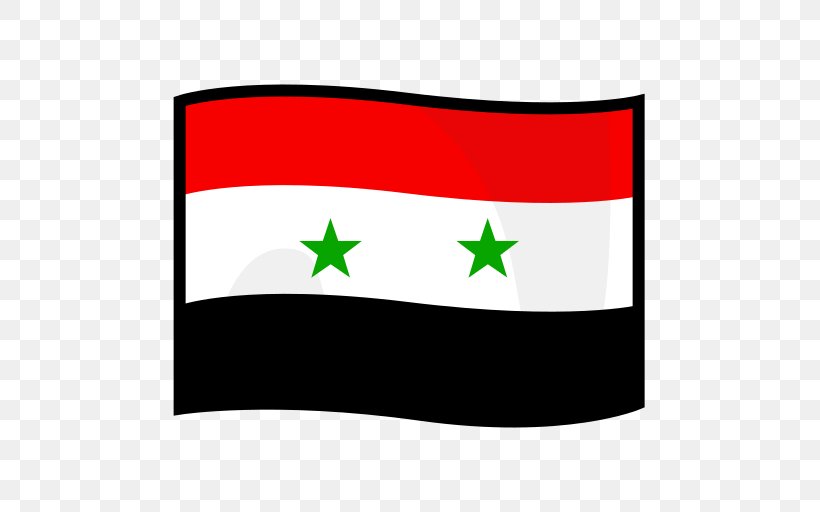 Flag Of Syria Flag Of Syria Emoji Coat Of Arms Of Syria, PNG, 512x512px, Flag, Afrika Bayroqlari, Area, Assyrian Flag, Assyrian People Download Free
