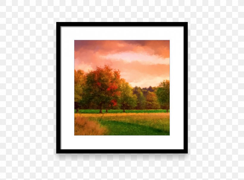 Painting Picture Frames Tree Rectangle, PNG, 1076x794px, Painting, Grass, Landscape, Picture Frame, Picture Frames Download Free