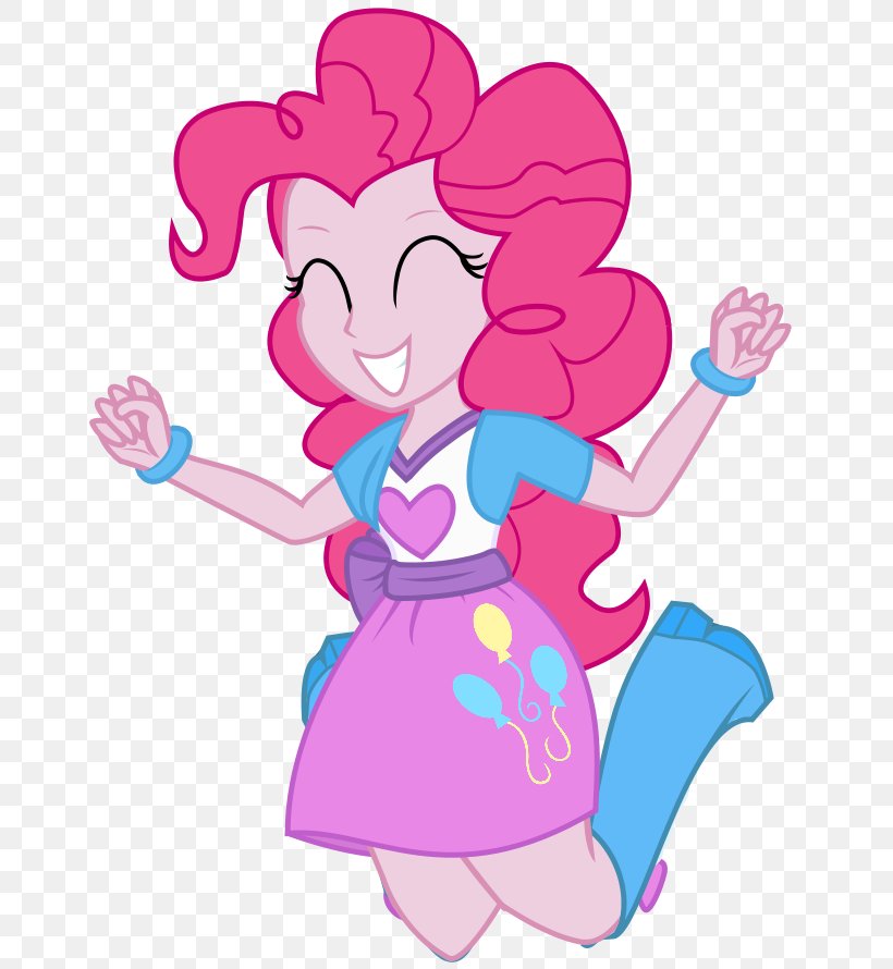 Pinkie Pie Pony Applejack Rainbow Dash Twilight Sparkle, PNG, 667x890px, Watercolor, Cartoon, Flower, Frame, Heart Download Free