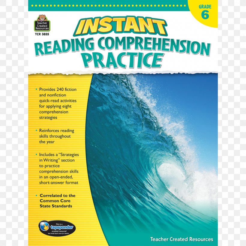 Reading Comprehension Test Book Grading In Education, PNG, 900x900px, Reading Comprehension, Aqua, Book, Brand, First Grade Download Free