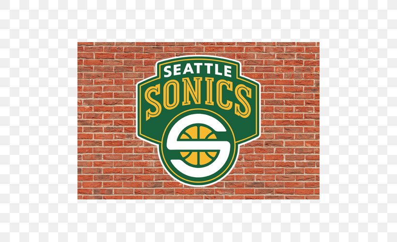 Seattle Supersonics Oklahoma City Thunder Seattle Mariners Seattle Seahawks, PNG, 500x500px, Seattle Supersonics, Area, Basketball, Brand, Emblem Download Free