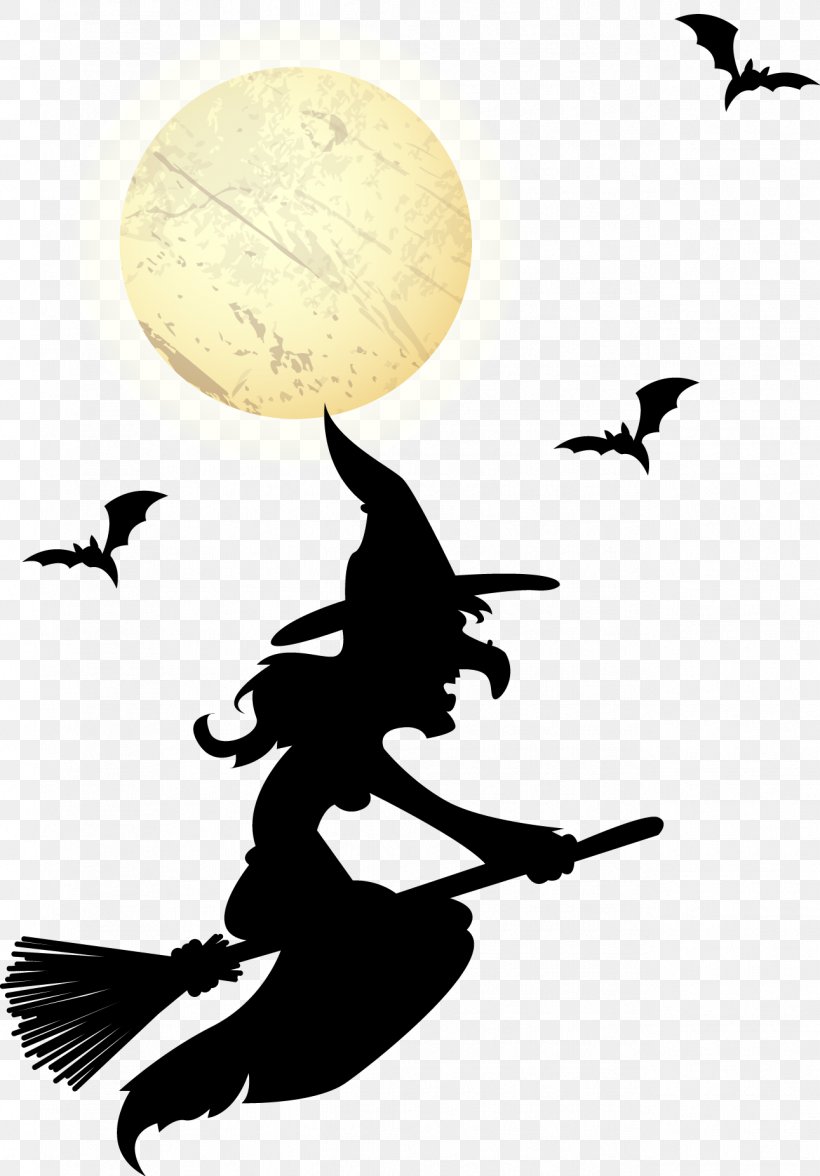 Vector Graphics Halloween Clip Art Illustration, PNG, 1291x1852px, 2018, Halloween, Art, Bird, Broom Download Free