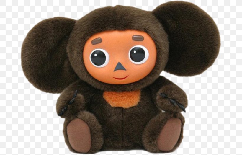 Cheburashka Plush Stuffed Animals & Cuddly Toys Doll, PNG, 683x525px, Cheburashka, Barbie, Doll, Gena The Crocodile, Material Download Free