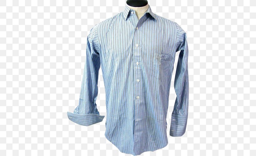 Dress Shirt, PNG, 500x500px, Dress Shirt, Blue, Button, Collar, Shirt Download Free