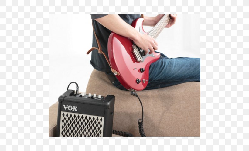 Guitar Amplifier Vox Mini5 Rhythm VOX Amplification Ltd. Electric Guitar, PNG, 500x500px, Watercolor, Cartoon, Flower, Frame, Heart Download Free