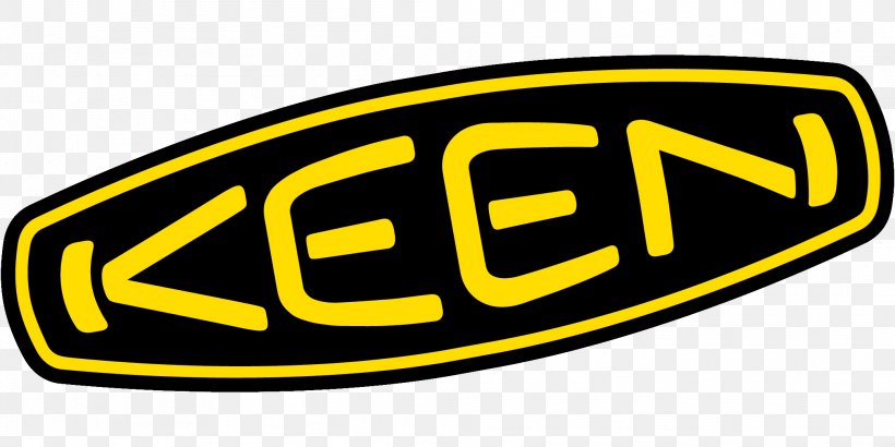 Keen Sandal Logo Emblem Brand, PNG, 2083x1042px, Keen, Area, Automotive Design, Brand, Bumper Sticker Download Free
