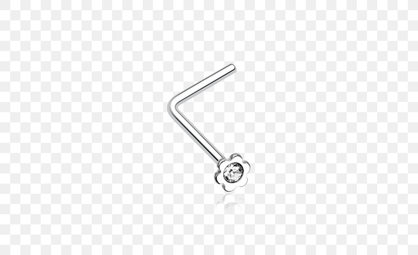 Nose Piercing Navel Piercing Cartilage Piercing, PNG, 500x500px, Nose Piercing, Bathroom Accessory, Black And White, Body Jewellery, Body Jewelry Download Free
