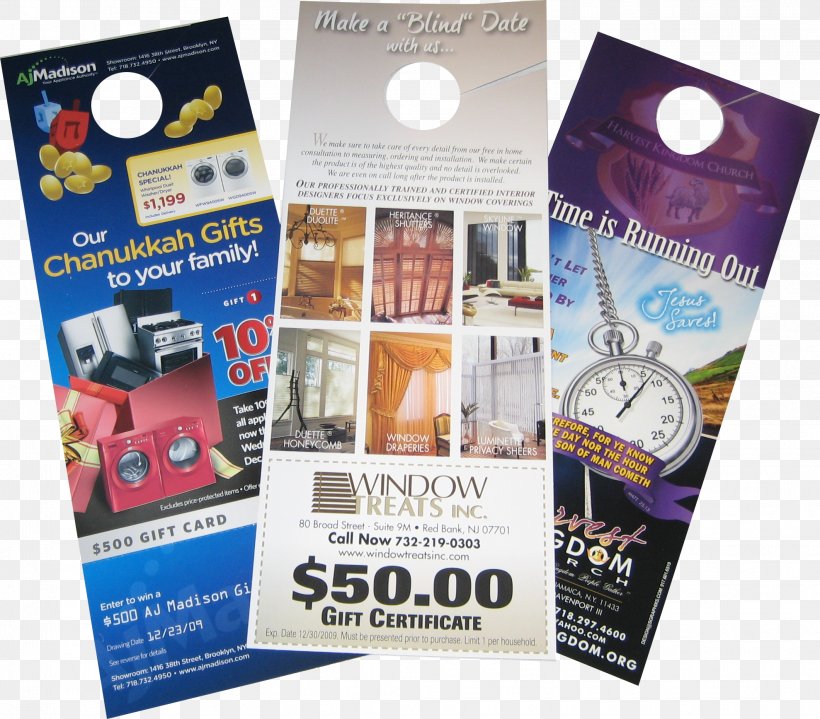 Advertising Door Hanger Paper Printing Cimpress, PNG, 1978x1736px, Advertising, Brochure, Business Cards, Cimpress, Door Download Free