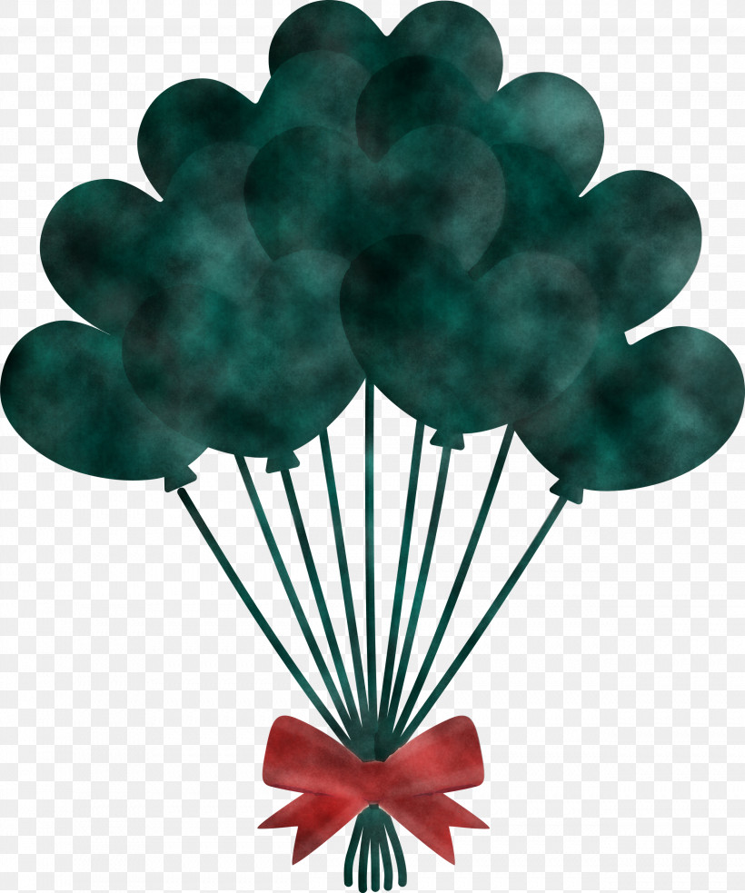 Balloon, PNG, 2501x3000px, Balloon, Clover, Green, Leaf, Perennial Plant Download Free