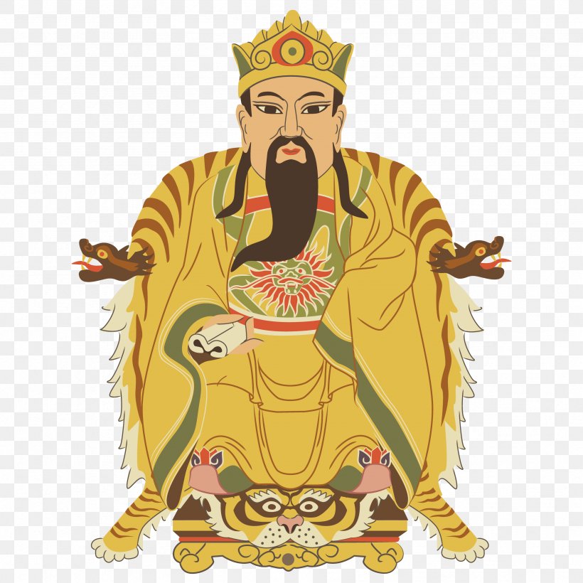 Baosheng Dadi China Deity Religion Three Pure Ones Png 3333x3333px