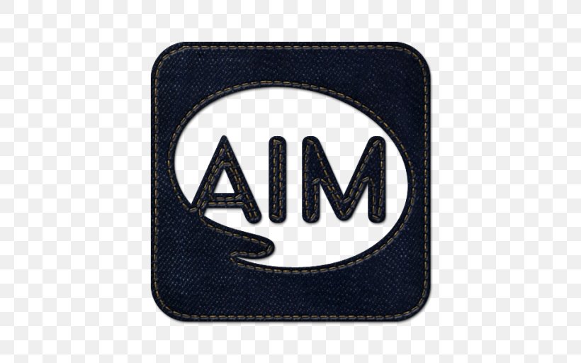 Emblem Symbol Trademark Electric Blue, PNG, 512x512px, Logo, Aim, Aol, Brand, Electric Blue Download Free