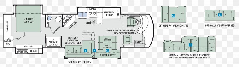 Floor Plan Thor Motor Coach Campervans Wiring Diagram Thor Industries, PNG, 2842x800px, Floor Plan, Area, Campervans, Diagram, Electrical Wires Cable Download Free