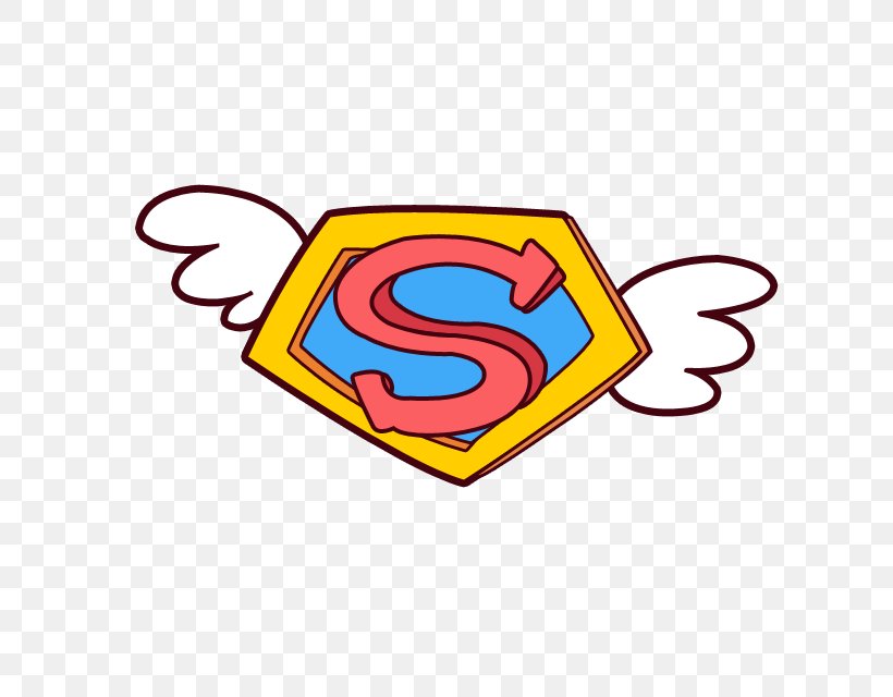 Superman Logo Clark Kent Cartoon Image, PNG, 640x640px, Superman, Area, Artwork, Brand, Cartoon Download Free