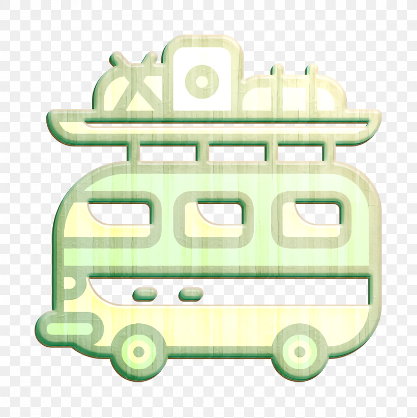 Travel Icon Camper Van Icon, PNG, 1160x1164px, Travel Icon, Camper Van Icon, Green, Locomotive, Transport Download Free