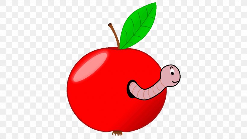 Worm Apple Clip Art, PNG, 1280x720px, Worm, Apple, Cherry, Food, Fruit Download Free
