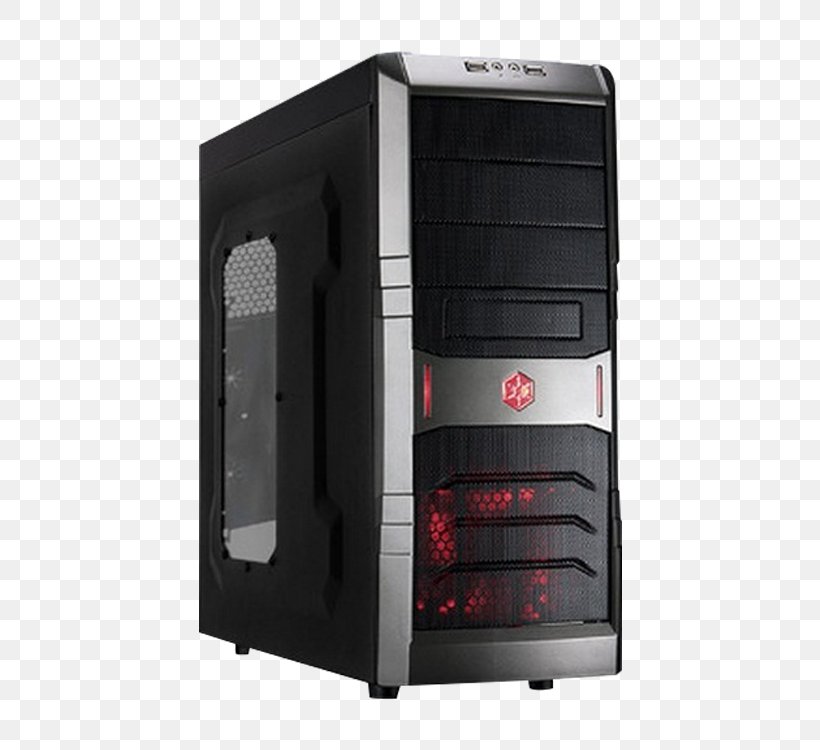 Computer Cases & Housings Power Supply Unit SilverStone Technology MicroATX, PNG, 750x750px, Computer Cases Housings, Atx, Black, Computer, Computer Case Download Free
