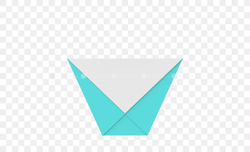 Line Triangle Origami, PNG, 500x500px, Origami, Aqua, Azure, Blue, Rectangle Download Free