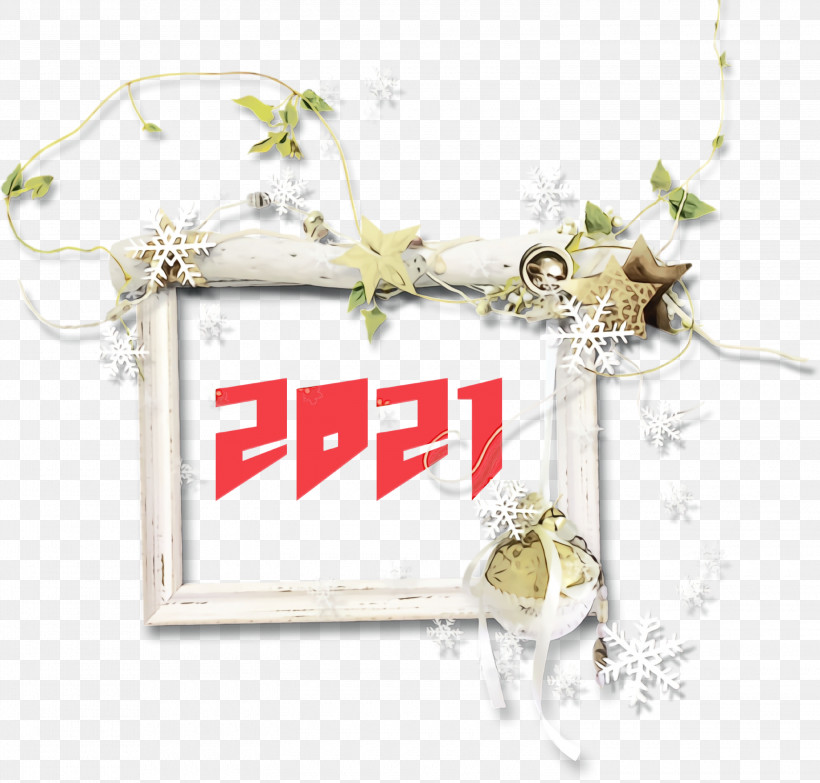 Picture Frame, PNG, 3000x2865px, 2021 Happy New Year, 2021 New Year, Animation, Cartoon, Christmas Day Download Free
