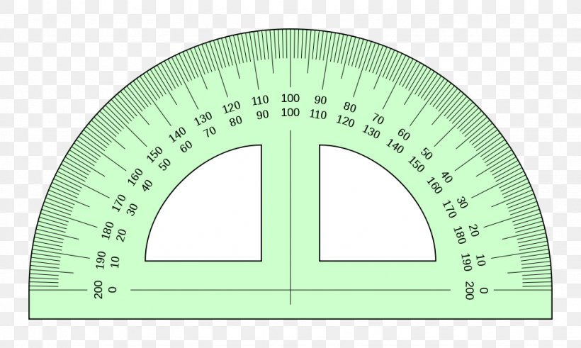 Protractor Ruler Measurement Angle Drawing, PNG, 1024x614px, Protractor, Compass, Degree, Drawing, Geometry Download Free