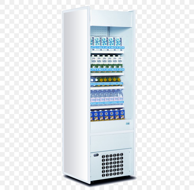 Refrigerator Display Case Expositor Casselin Koelvitrine Wit Refrigeration, PNG, 532x800px, Refrigerator, Armoires Wardrobes, Bank, Curtain, Display Case Download Free