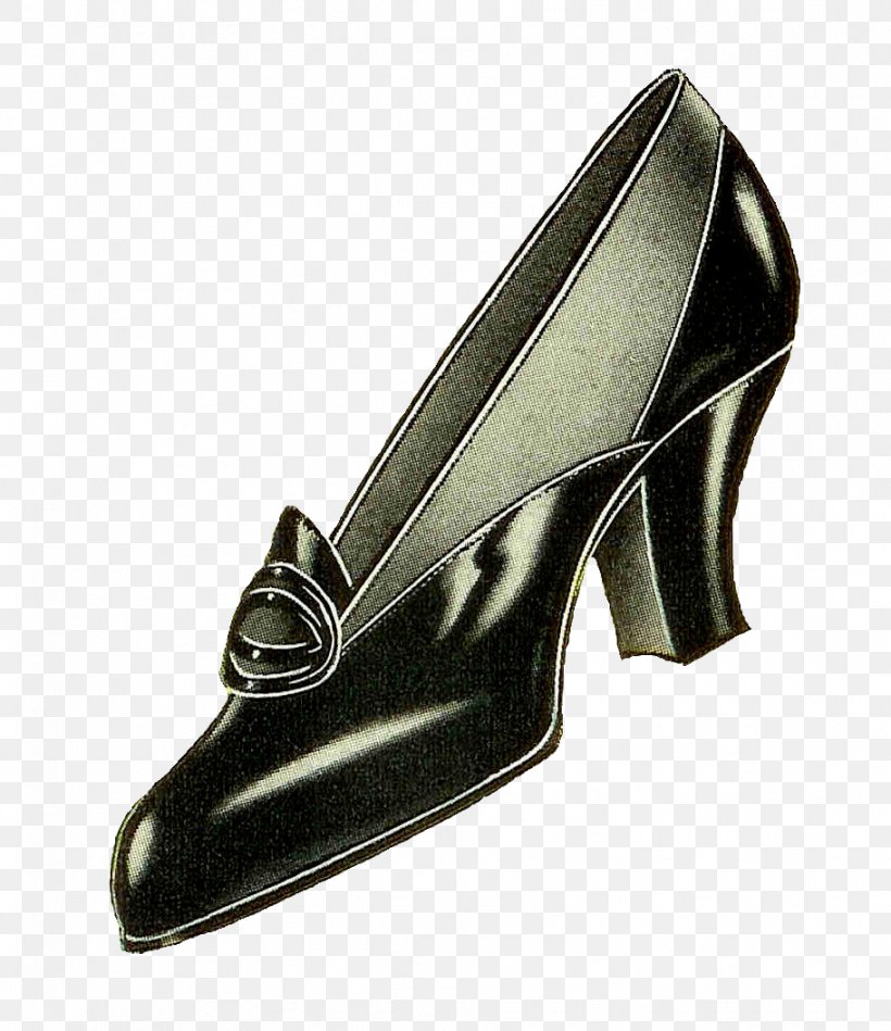 Shoe Vintage Clothing High-heeled Footwear Boot Clip Art, PNG, 912x1056px, Shoe, Antique, Basic Pump, Black, Boot Download Free