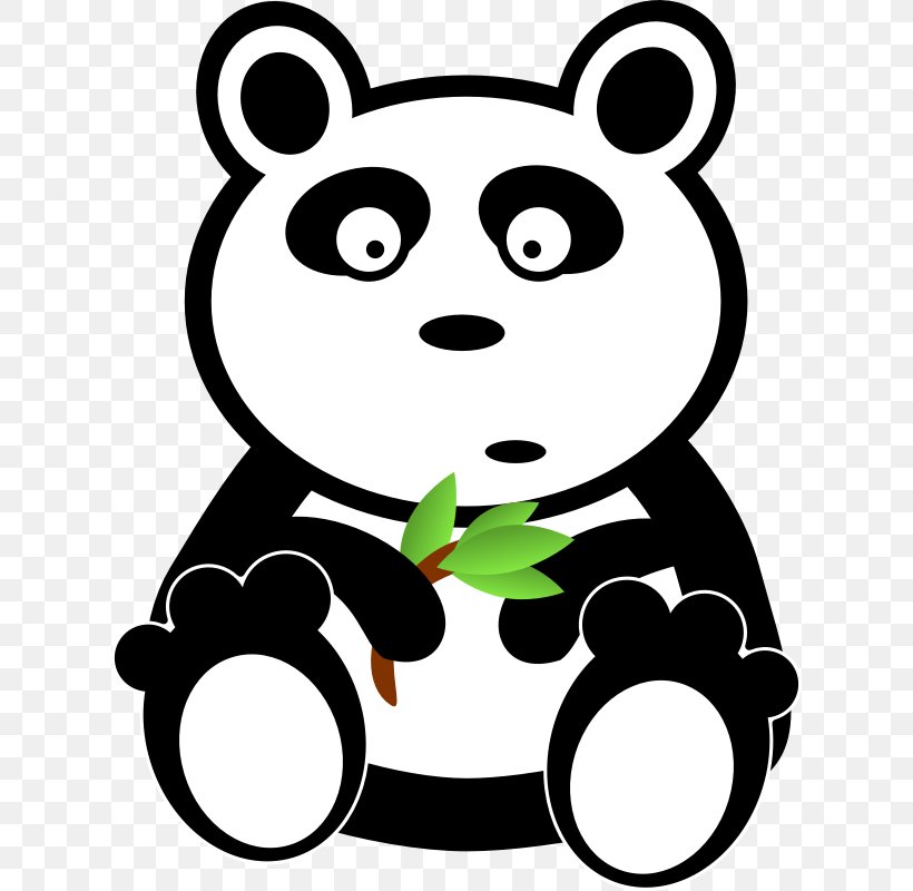 Giant Panda Bear Cuteness Clip Art, PNG, 800x800px, Watercolor, Cartoon, Flower, Frame, Heart Download Free