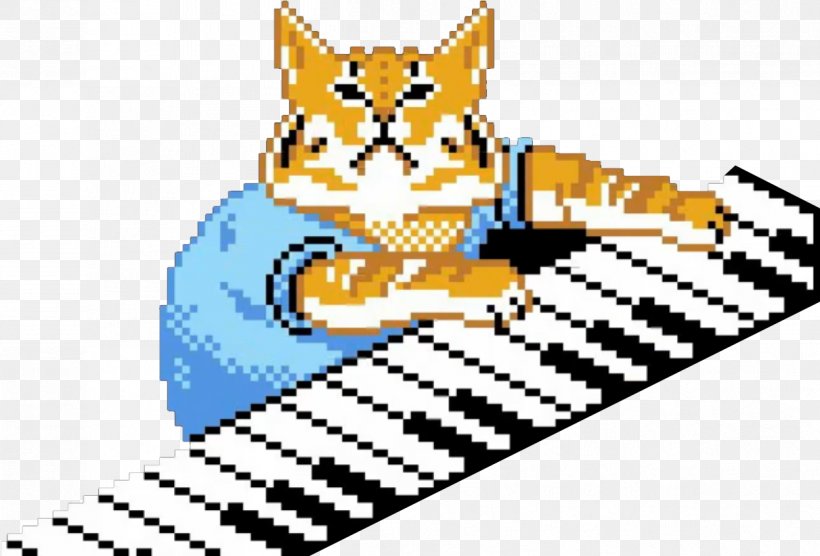 Keyboard Cat YouTube Nyan Cat, PNG, 1211x822px, Cat, Animation, Area, Art, Bit Download Free
