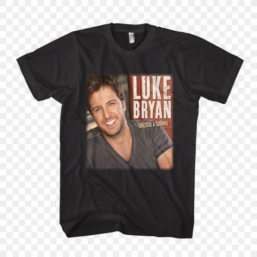 Luke Bryan T-shirt Farm Tour Tailgates & Tanlines Sleeve, PNG, 1200x1200px, Watercolor, Cartoon, Flower, Frame, Heart Download Free