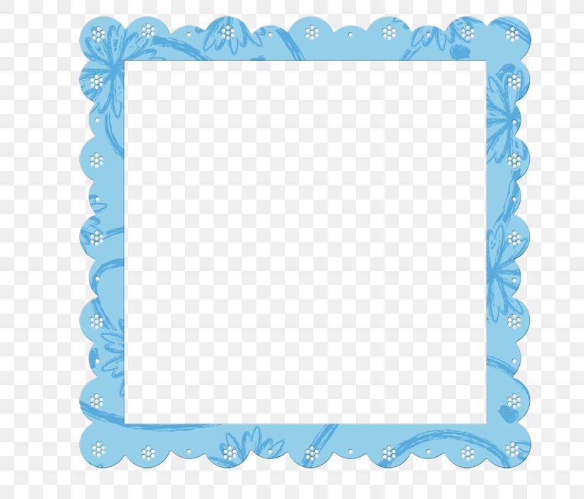 Picture Frame Blue Clip Art, PNG, 700x700px, Picture Frame, Aqua, Area, Blue, Color Download Free