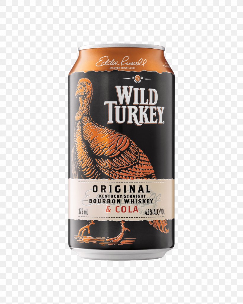 Wild Turkey Bourbon Whiskey Cola Distilled Beverage, PNG, 1600x2000px, Wild Turkey, Beer, Beverage Can, Bottle, Bottle Shop Download Free